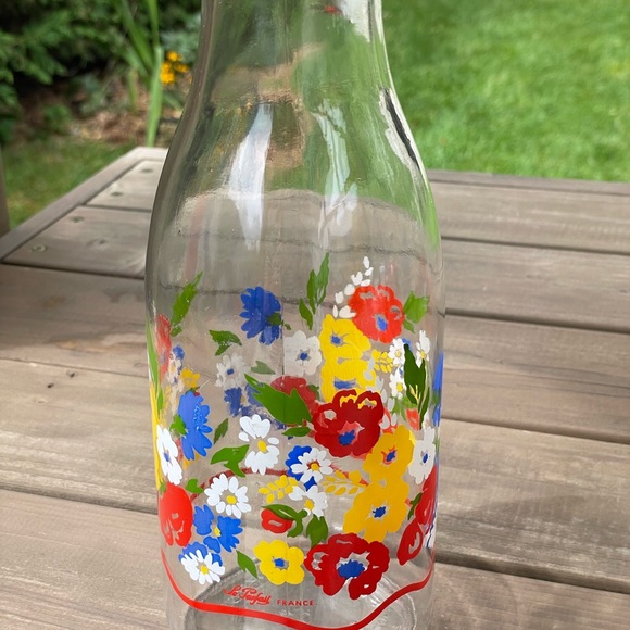 Vintage Milk jug ´Le Parfait’ from France with multi flowers - Picture 13 of 13